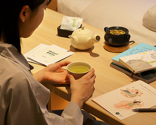 注目の「スリープツーリズム」を、お茶がテーマのホテルで