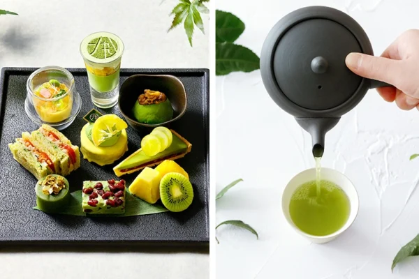初夏の涼味を♪新茶の季節到来、抹茶づくしの新アフタヌーンティープレート登場