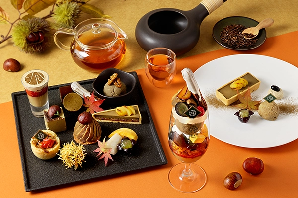 秋の味覚＜栗＞とほうじ茶づくしのスイーツフェア開催！